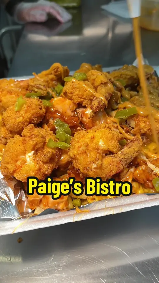 Paige's Bistro in Austell showing review, visit, video by callmecandace.tv on TikTok