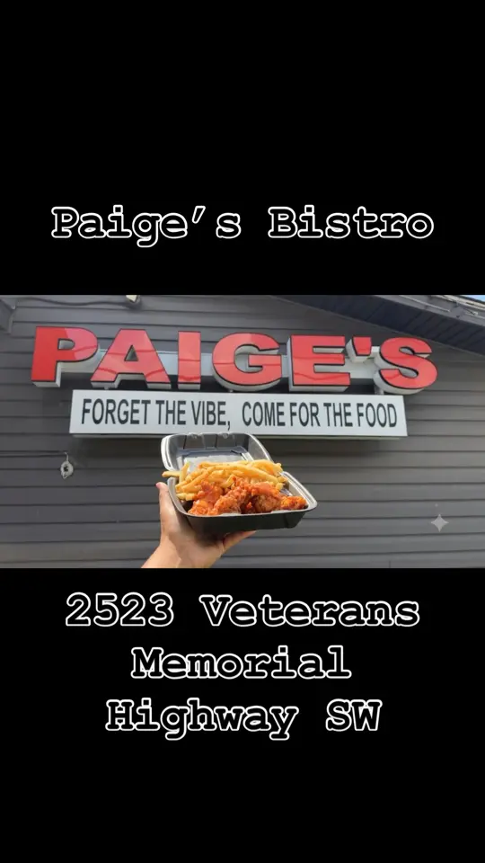 Paige's Bistro in Austell showing food, crispy chicken, cajun seasoned fries, video by Paige’s Bistro on Facebook
