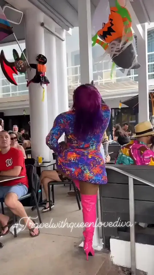 Palace Bar & Restaurant in Miami Beach showing drag brunch, rooftop dining, live performances, ocean views, video by kimdee04 on TikTok