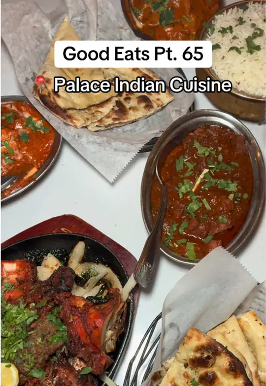 Palace Indian Restaurant on TikTok, video by ravebaeeats