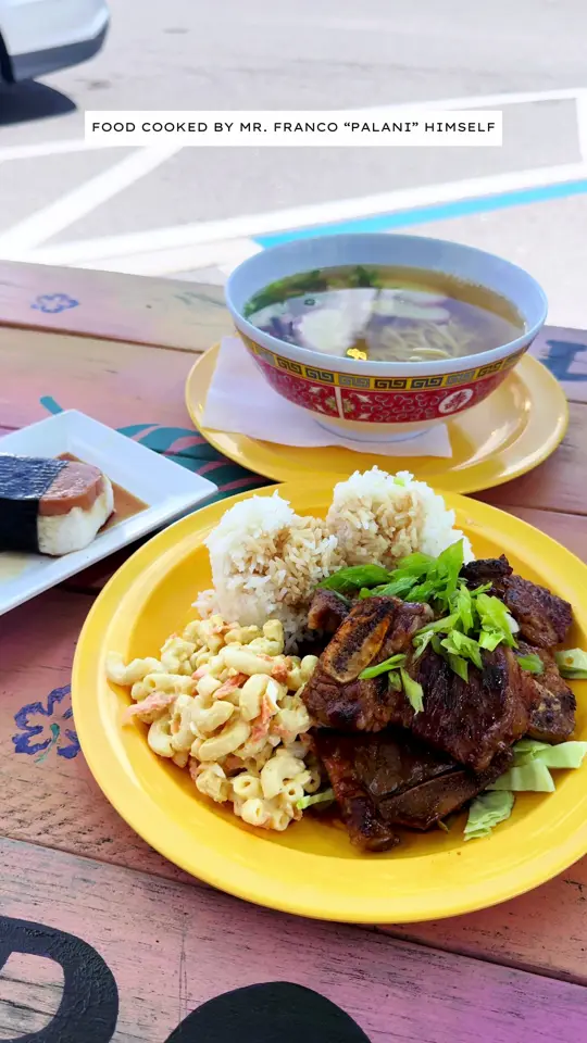 Palani's Hawai'i Noodles house of saimin in Wesley Chapel showing restaurant visit, hawaiian food, saimin, short ribs, video by denalovesfood on TikTok