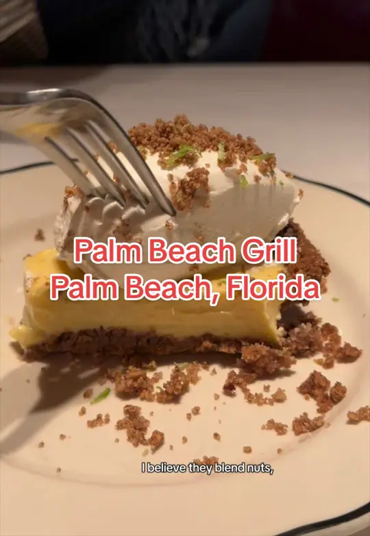 Palm Beach Grill on TikTok, video by thepastrycritic