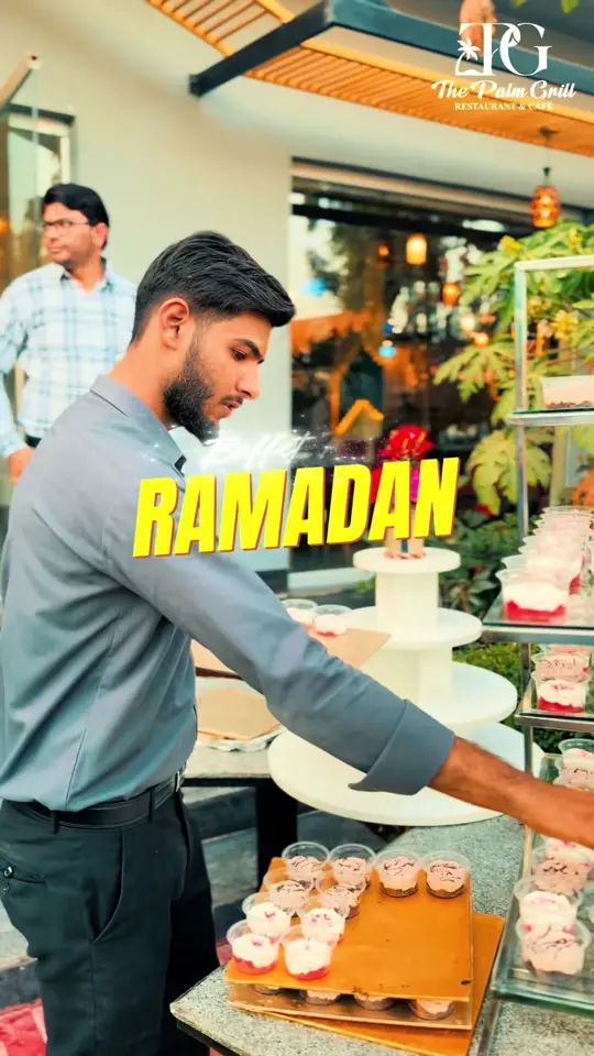 Palm Grill in Doral showing iftar buffet, ramadan, video by thepalmgrillofficial on TikTok