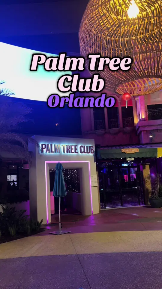 Palm Tree Club Orlando in Orlando showing visit, birthday celebration, date night, party dinner, video by cfomoneyfoproblems on TikTok
