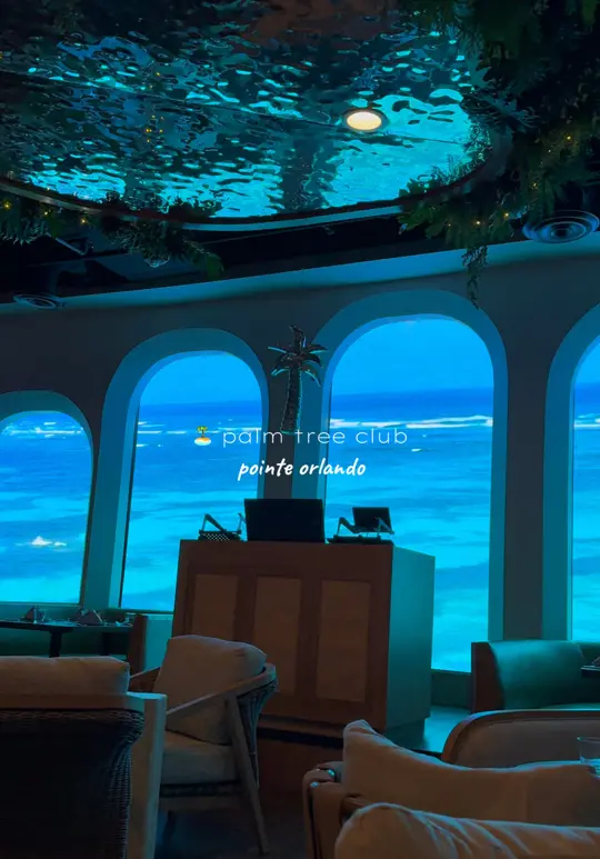 Palm Tree Club Orlando in Orlando showing tropical lounge vibe, drinks, sushi rolls, appetizers, entrees, date night, video by angelinas_world on TikTok