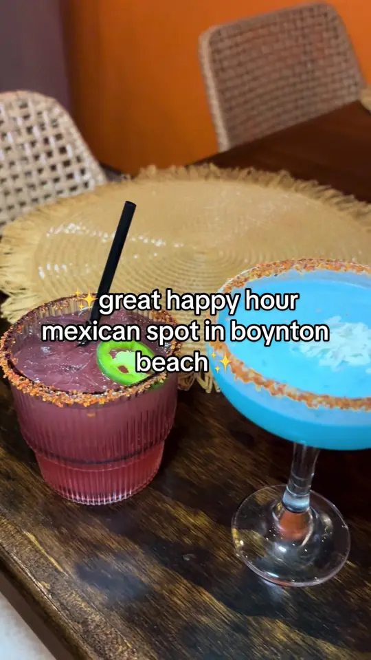 Paloma Mexican Restaurant in Boynton Beach showing review, happy hour, video by chefitupwithlani on TikTok