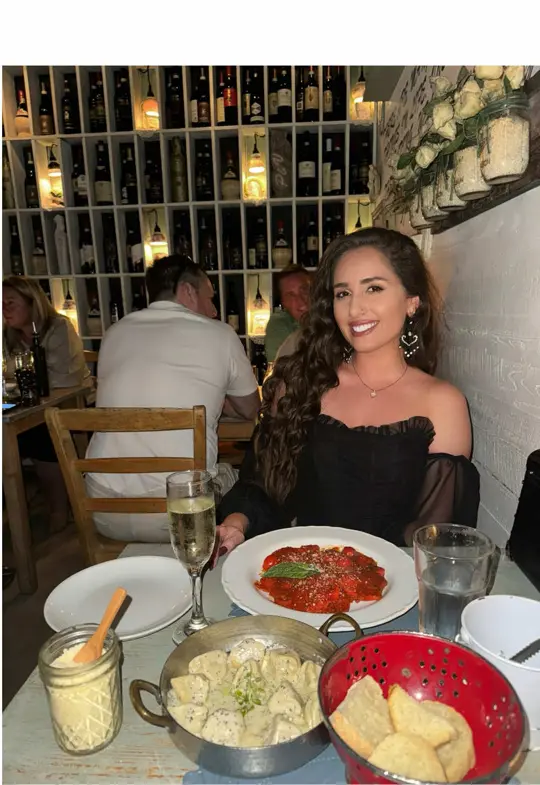 Pane E Vino in Miami Beach showing italian food, pasta, video by themelissalori on TikTok