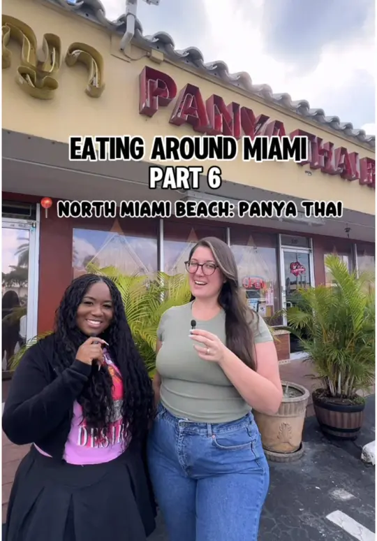 Panya Thai Restaurant in Miami showing food, thai food, video by eatandbehappy_ on TikTok