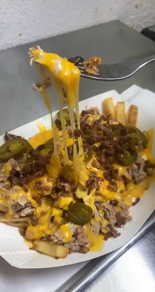 Papa Buck's BBQ in Vidalia showing food, scooby snack, video by Papa Bucks Vidalia on Facebook