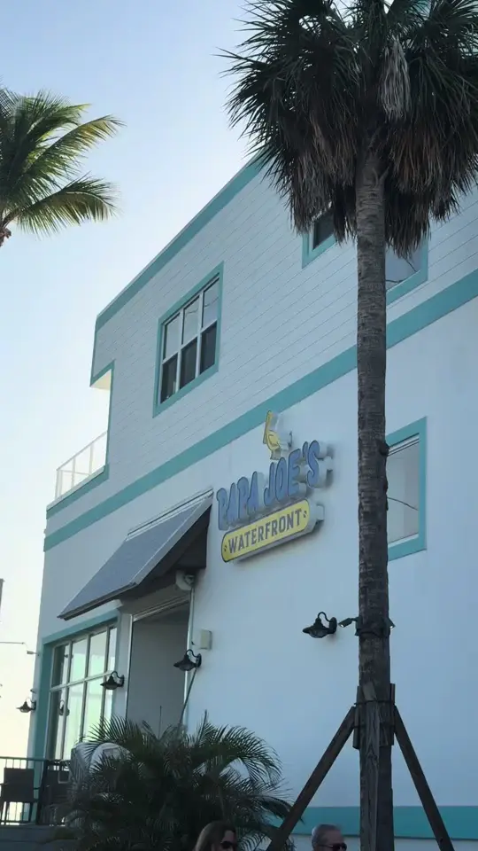Papa Joe's Waterfront in Islamorada showing review, visit, video by graceduartee on TikTok
