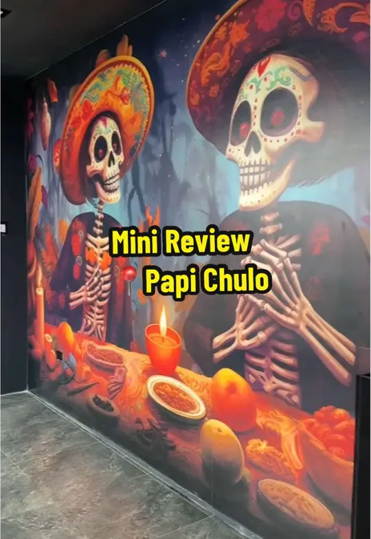 Papichulo Tacos in Royal Palm Beach showing restaurant visit, mexican food, video by rensbookishspace on TikTok