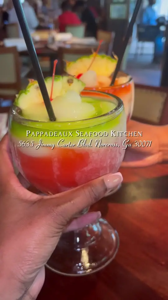 Pappadeaux Seafood Kitchen in Norcross showing review, visit, video by imtiapride on TikTok