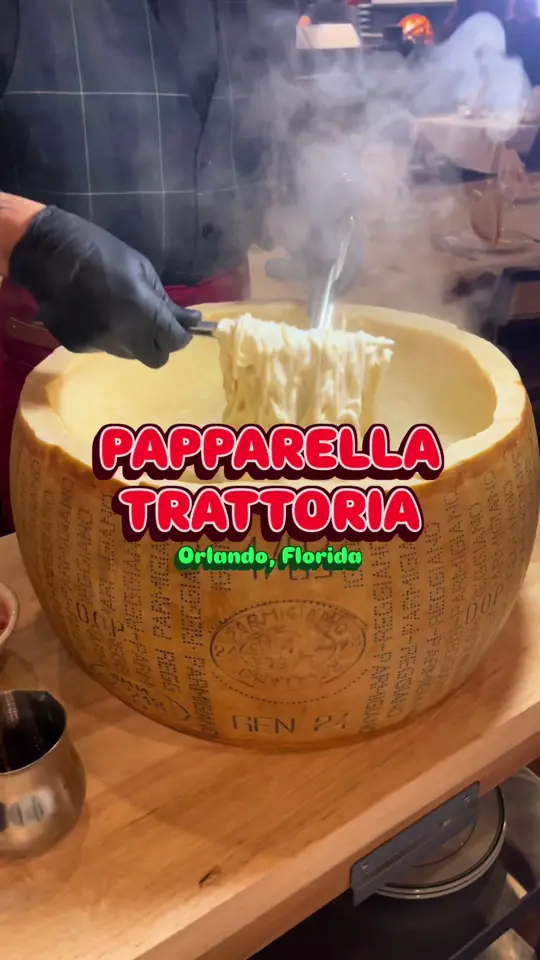 Papparella Trattoria in Orlando showing restaurant, italian cuisine, brazilian twist, date night, video by orlandoisdope on TikTok