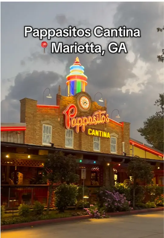 Pappasito's Cantina in Marietta showing tex-mex food, visit, video by joannawhittt on TikTok