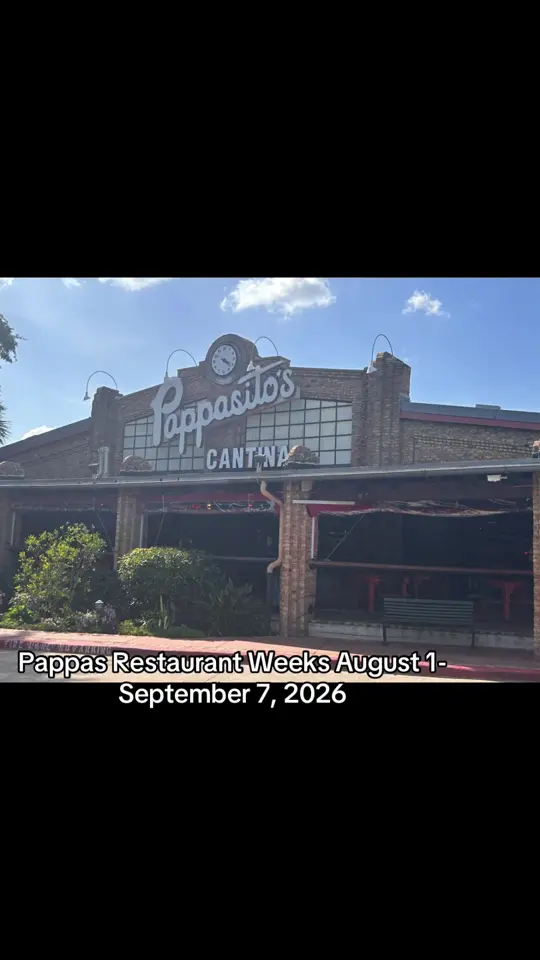 Pappasito's Cantina in Marietta showing food deal, limited menu, restaurant week, video by bluehurts on TikTok