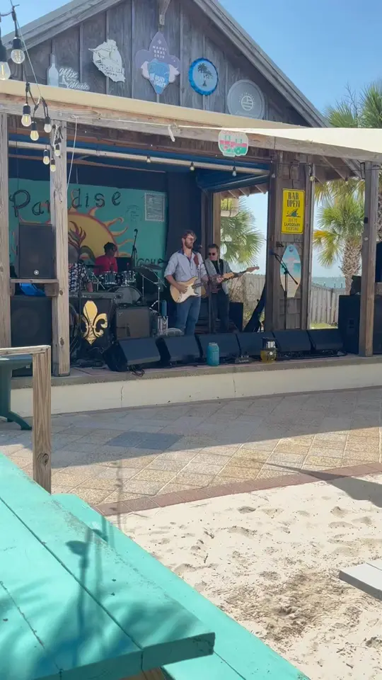 Paradise Bar & Grill in Pensacola Beach showing live music, michael vincent band, video by Paradise Bar and Grill on Facebook