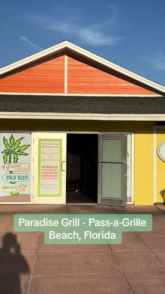 Paradise Grille in St. Pete Beach showing breakfast, bacon, gravy, video by jeffandmarkexploring on TikTok