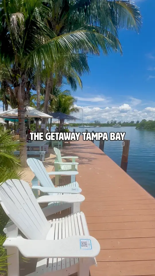 Paradise Restaurant in Safety Harbor showing waterfront views, island inspired food, frozen cocktails, atmosphere, visit, video by Things To Do Tampa Bay on Facebook