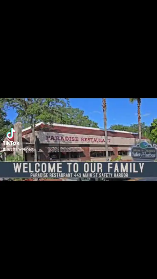 Paradise Restaurant in Safety Harbor showing restaurant, family diner, video by Paradise Restaurant on Facebook