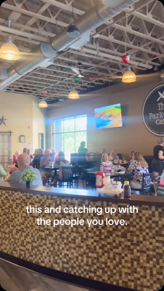 Parkside Cafe in Pinellas Park showing visit, atmosphere, coffee, video by The Parkside Café Bristol on Facebook