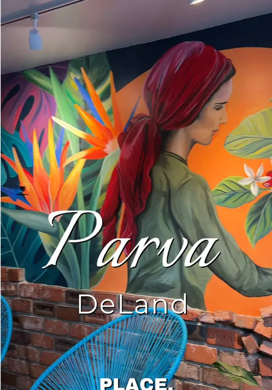 Parva Colombian Bakery & Restaurant in Deland showing food, trio rice bowl, pollo a la plancha dinner, chicken chimichurri, video by ayumiartistry on TikTok