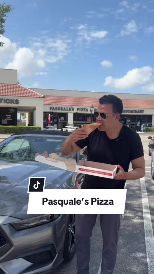 Pasquale's Pizzeria in Orlando showing pizza, pasquale's pizza, video by avcoguide on TikTok