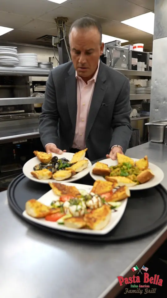 Pasta Bella in Marietta showing food, pasta, video by Pasta Bella on Facebook