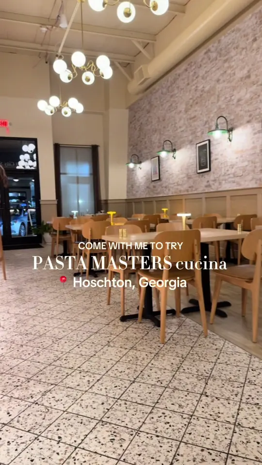 Pasta Masters Cucina in Hoschton showing review, atmosphere, video by luv_kenishaa on TikTok