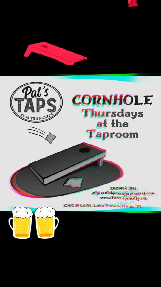 Pat's Taps at Catfish Johnny's in Lake Panasoffkee showing visit, atmosphere, video by Pat's Taps at Catfish Johnny's on Facebook