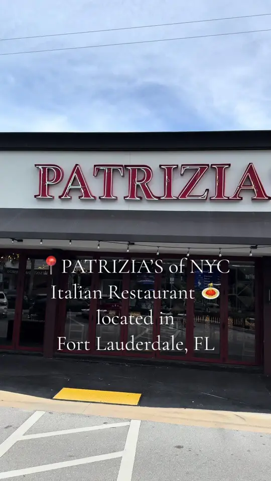 Patrizia's Fort Lauderdale in Fort Lauderdale showing restaurant visit, italian food, pizza, pasta, video by classyliv on TikTok