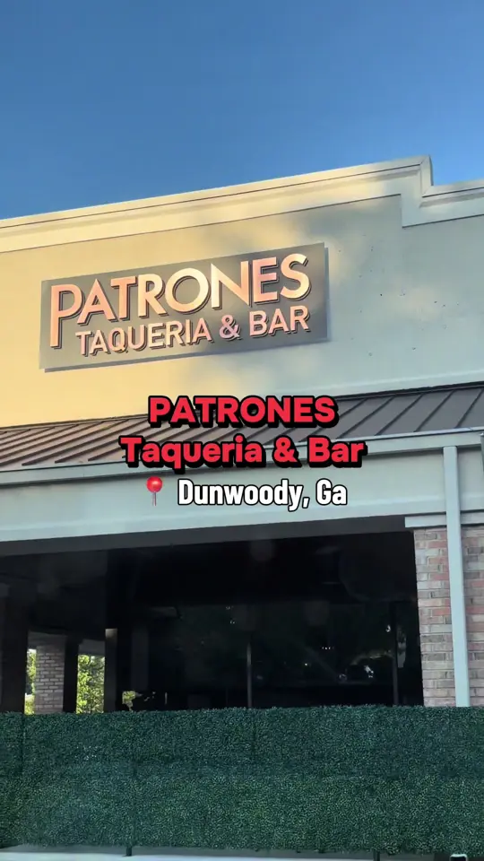Patrones in Dunwoody showing review, mexican sit down restaurant, video by phoebesfood on TikTok