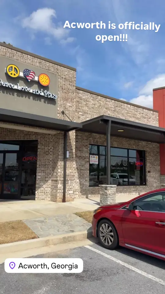 Peace Love and Pizza - Acworth in Acworth showing open, location, video by Peace Love and Pizza on Facebook