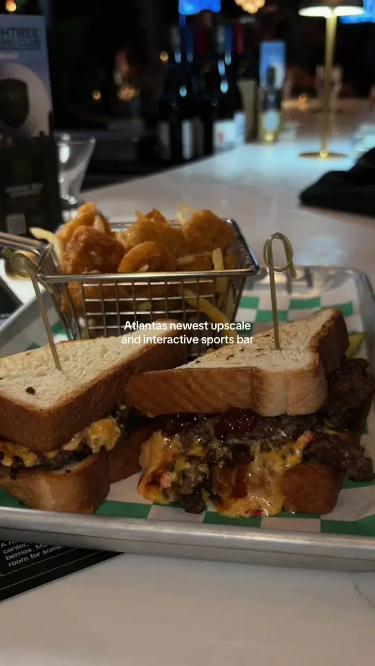 Peachtree Sporting Club in Atlanta showing review, visit, video by shetherealfoodie on TikTok