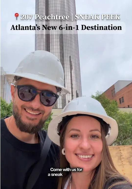 Peachtree Sporting Club in Atlanta showing venue, entertainment destination, grand ballroom, aire rooftop lounge, american dive, video by the.travel.ksu on TikTok