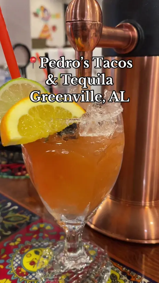 Pedros Tacos & Tequila in Valdosta showing visit, review, video by forksnflights on TikTok