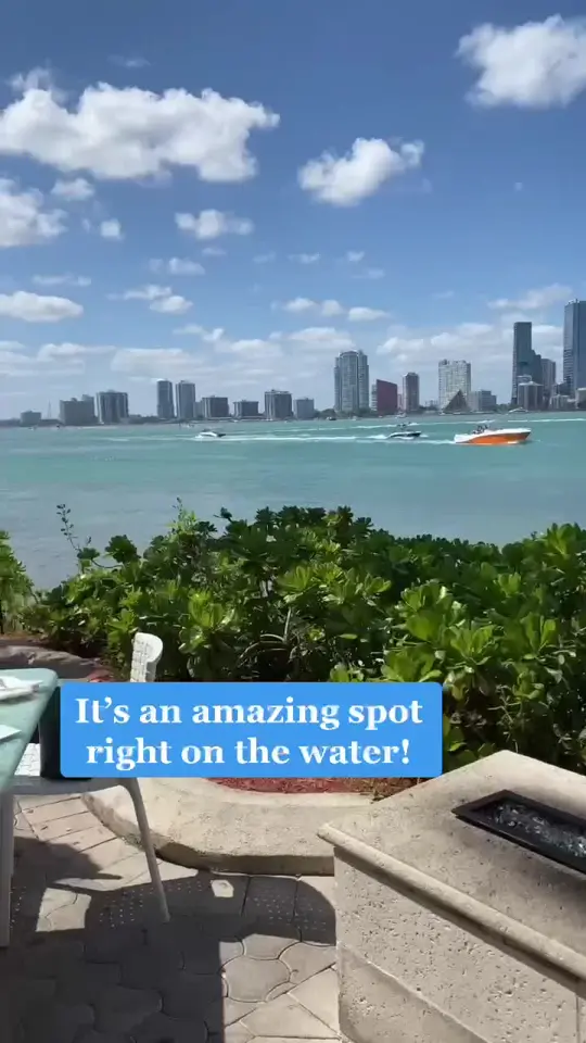Pelican Restaurant in Miami Beach showing review, visit, video by miami.bucketlist on TikTok