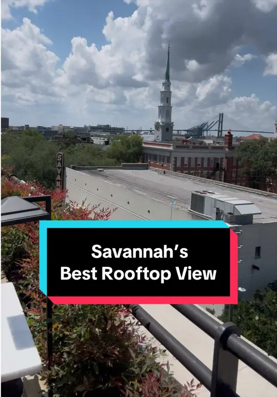 Peregrin in Savannah showing cocktail, rooftop bar, video by genteelandbard on TikTok