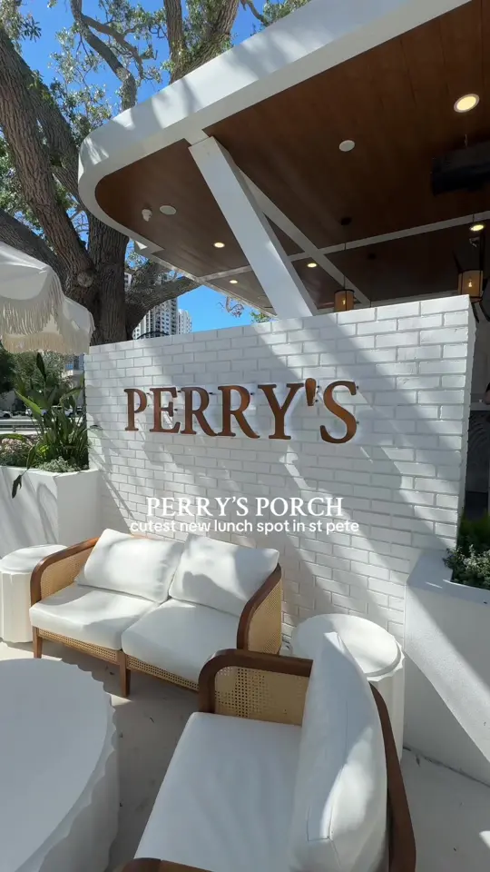 Perry's Porch on TikTok, video by steph.lebron