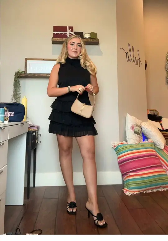 Perry's Steakhouse & Grille in Coral Gables showing outfit, dinner, video by kinleekays on TikTok