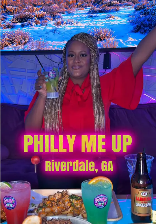 Philly Me Up Atl in Riverdale showing food, philly cheesesteaks, video by hungryhomegirl on TikTok