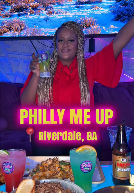 Philly Me Up Atl in Riverdale showing food, philly cheesesteaks, video by hungryhomegirl on TikTok