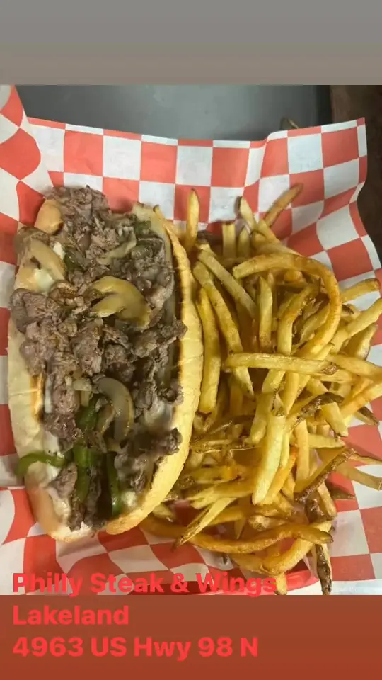 Philly Steak and Wing- Lakeland FL in Lakeland showing menu explanation, cheesesteak ordering tips, video by Philly Steak & Wings Lakeland on Facebook