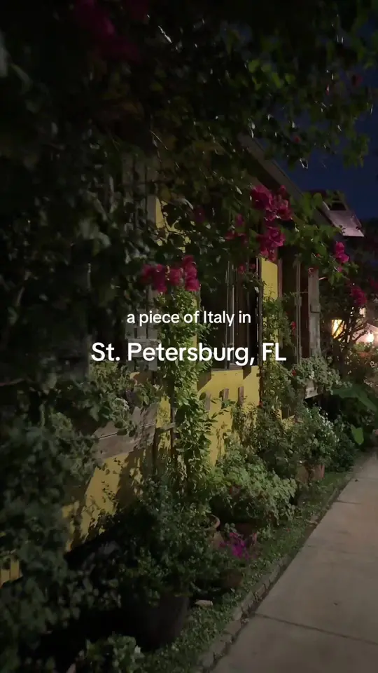 Pia's Trattoria in Gulfport showing review, italian dinner, video by runwayandrosefashion on TikTok