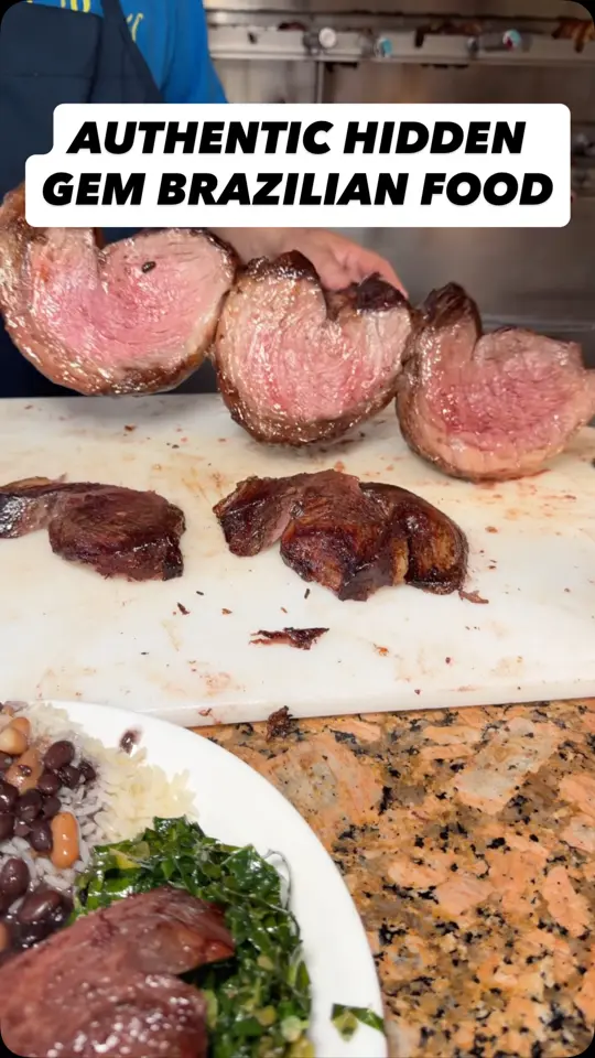  in Florida showing brazilian food, picanha, video by Mikeiseating on Facebook