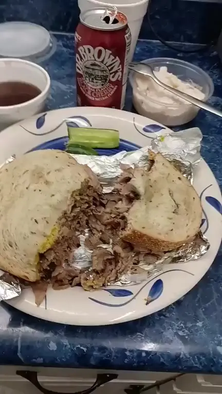 Pickle Barrel in Deerfield Beach showing food review, brisket, video by Deerfield News on Facebook