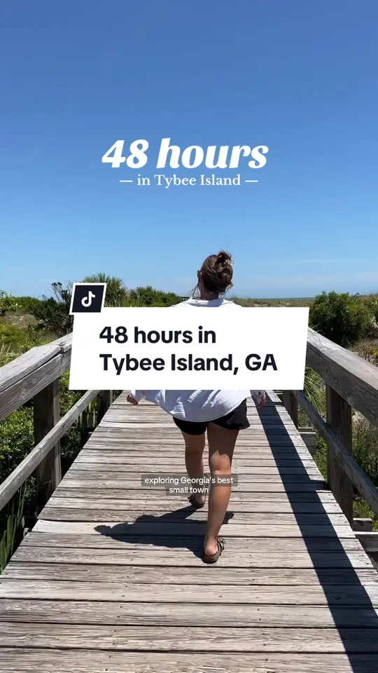 Pier 16 in Tybee Island showing visit, restaurant, video by leonamarlene on TikTok