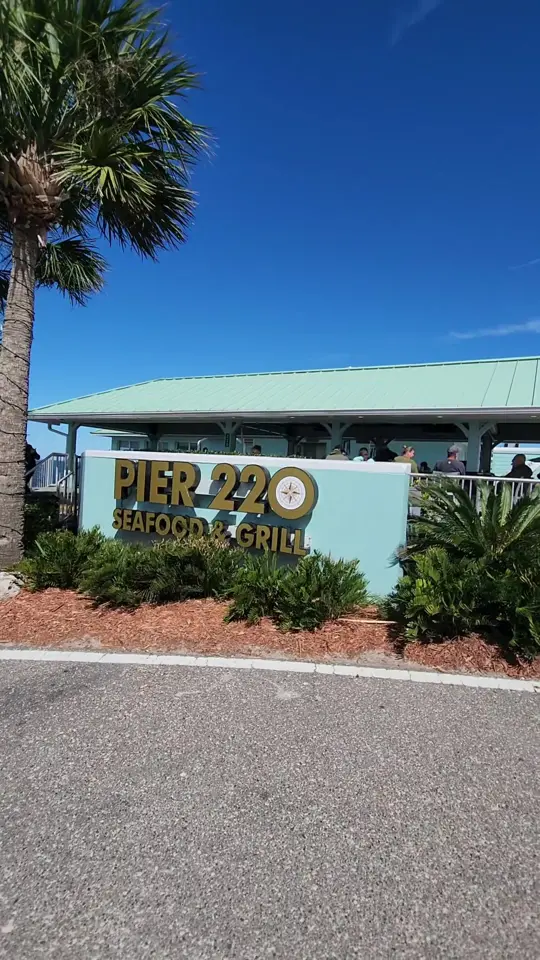 Pier 220 Seafood and Grill in Titusville showing restaurant, seafood, video by spacecoastphotographer on TikTok