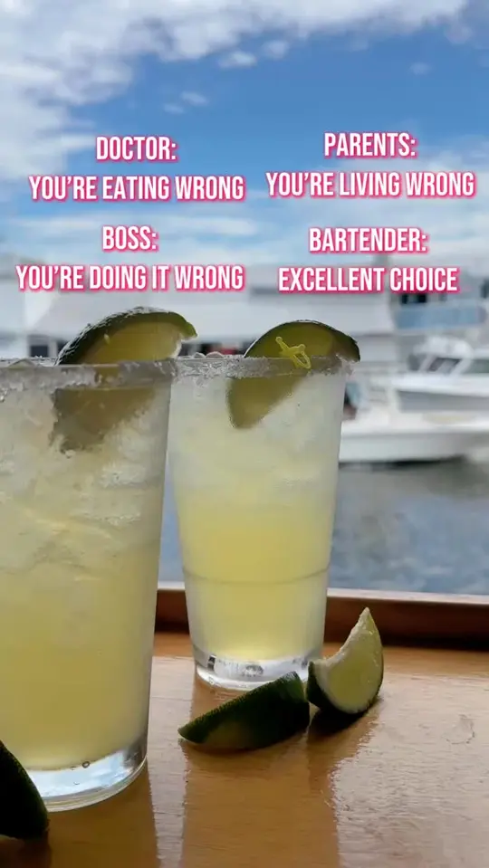 Pinchers in Naples showing cocktail, margarita, video by Pinchers - Tin City Naples, FL on Facebook