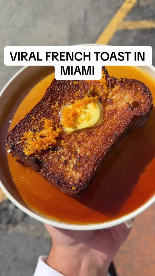 PINCHO in Coral Gables showing french toast, breakfast, viral food, video by mikeiseating on TikTok
