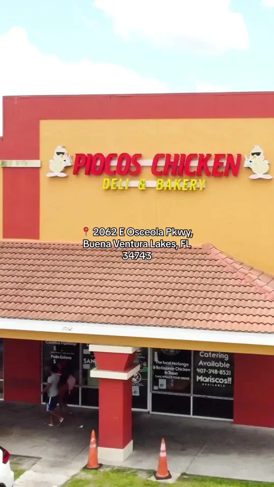  in Florida showing restaurant, rotisserie chicken, video by piocoschickenfl on TikTok